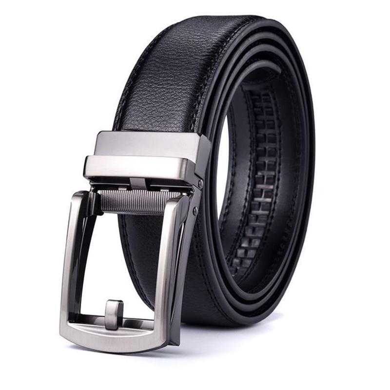 楽天市場】[MISSOKIE] 本革 ベルト メンズ オートロック バックル 無