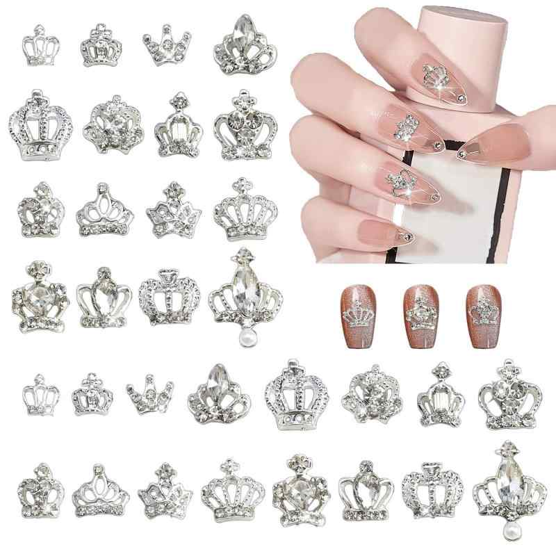 楽天市場】【送料無料】SensaBliss ネイルパーツ 王冠 3D立体 クラウン