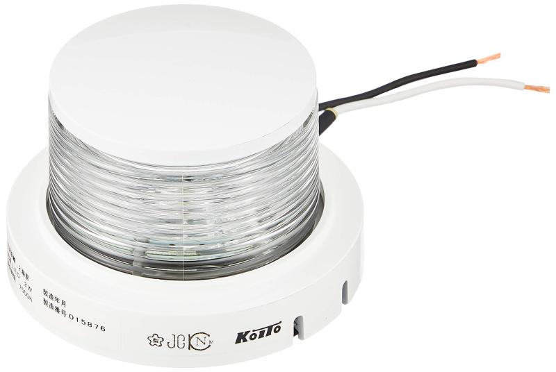 小糸製作所(KOITO) LED小型船舶用船灯 第二種白灯(アンカーライト) ボディ色:ホワイト 発光色:白 MLA-4AB2