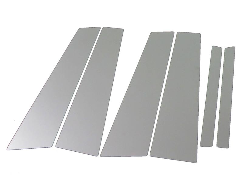 BRIGZ LS460 LS460L LS600h LS600hL UVF45 UVF46 U40 U41 U45 U46 超鏡面ステンレスメッキピラーパネル バイザー有用 6PC PIL-SIL-029 LS 460 460L 600h 600hL
