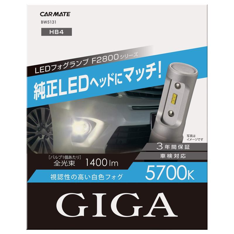 カーメイト 車用 LED フォグランプ GIGA F2800シリーズ 10,644円