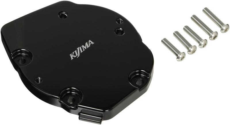 キジマ(Kijima) ZRS/CAF&Eacute;/SE('19-) バイクパーツ パルサーカバー ドレスアップ アルミビレット アルミ製ブラックアルマイト仕上げ 101-1500｜TsuNaGu2017