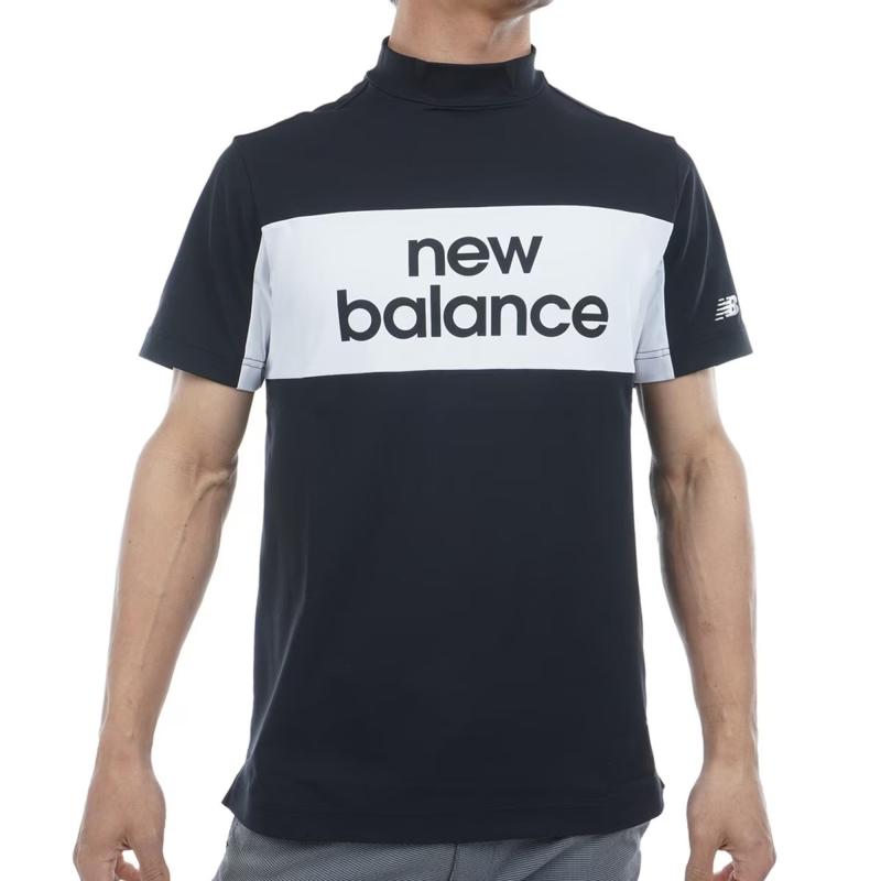 new balance(ニュー平衡にする) ゴルフ メンズ 半袖 モックネックシャツ(伸ばすこと性・当たること冷感) / 012-5166005メンズ