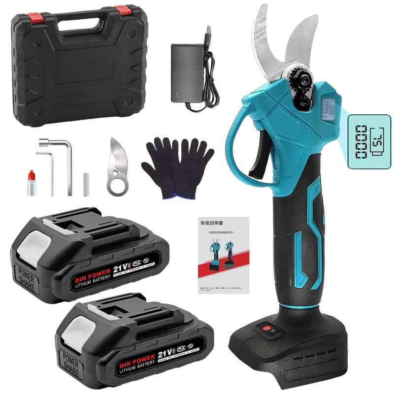 楽天市場】Yireal電動剪定バサミ剪定バサミ18V切断径42mmの充電式剪定