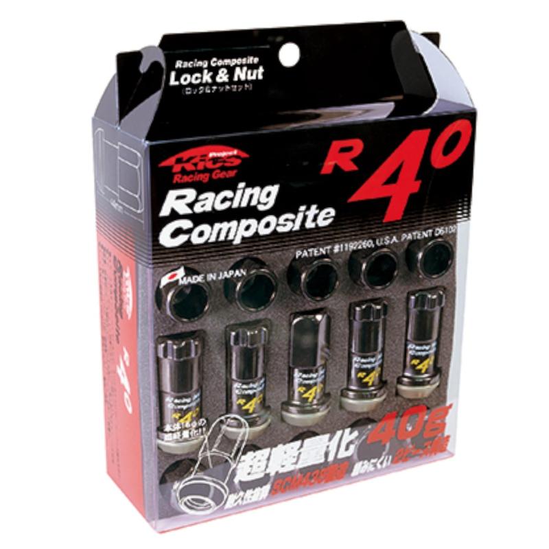 KYO-EI [ 協永産業 ] Racing Composite R40 [ M12×P1.25 ] Lock&Nut [ 個数:20P ]