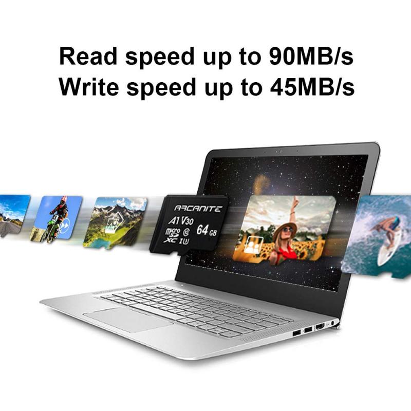 アルカナイト ANITE microSDXC歌留多 UHS-I U3, A1, A2, V30, 4K, C10, SDアダプタ付