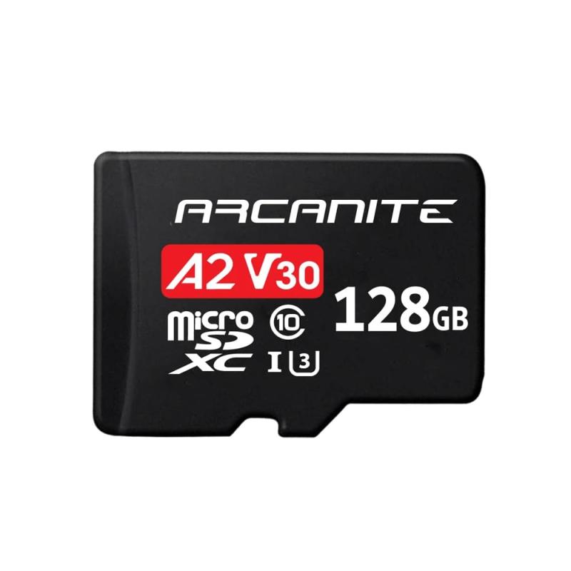 アルカナイト ANITE microSDXCカード UHS-I U3, A1, A2, V30, 4K, C10, SDアダプター付