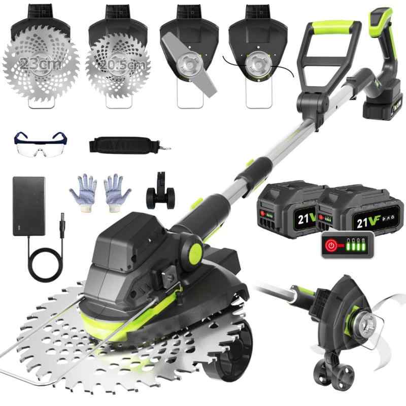 A充電式草刈り機【 2025年強化版 ・刈刃径最大255mm】 21V コードレ Amazon.co.jp: 充電式草刈り機【 2025年強化版 ・刈刃径最大255mm