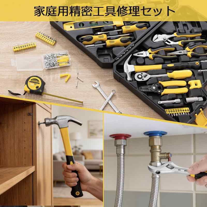 工具セット ホームツールセット 家庭修理 工具箱 道具セット 日常ツールキット日常ツールキット&hellip;｜TsuNaGu2017