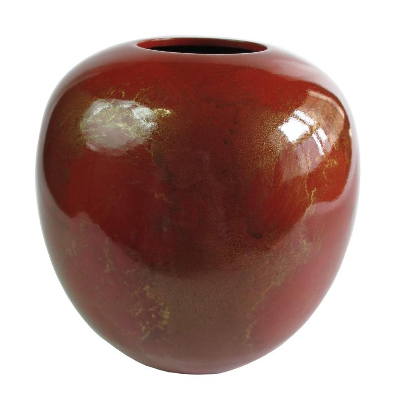 竹中銅器 花器 レッド 幅15.2X奥行15.2X高さ15.2cm 銅製花瓶 晃琳 レッド 103-10｜TsuNaGu2017
