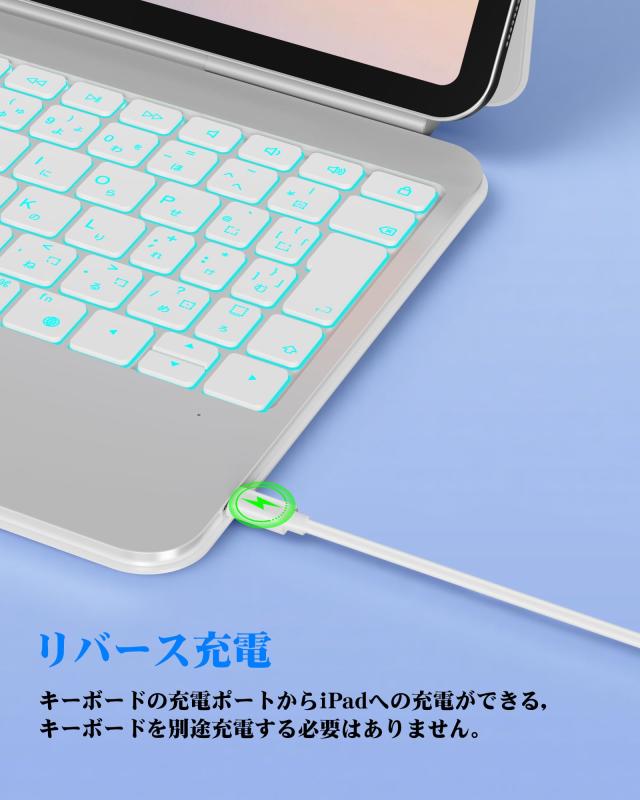 2026最新型スマート接続 マジックキーボード 2025 iPad Air 第7世代(M3)&amp;2024 Air6(M2) 11inch対応 軽量キーボードケース 単独充電不要 金属パネル iPad Pro 11第1/2/3/4世代/iPad Ai｜TsuNaGu2017