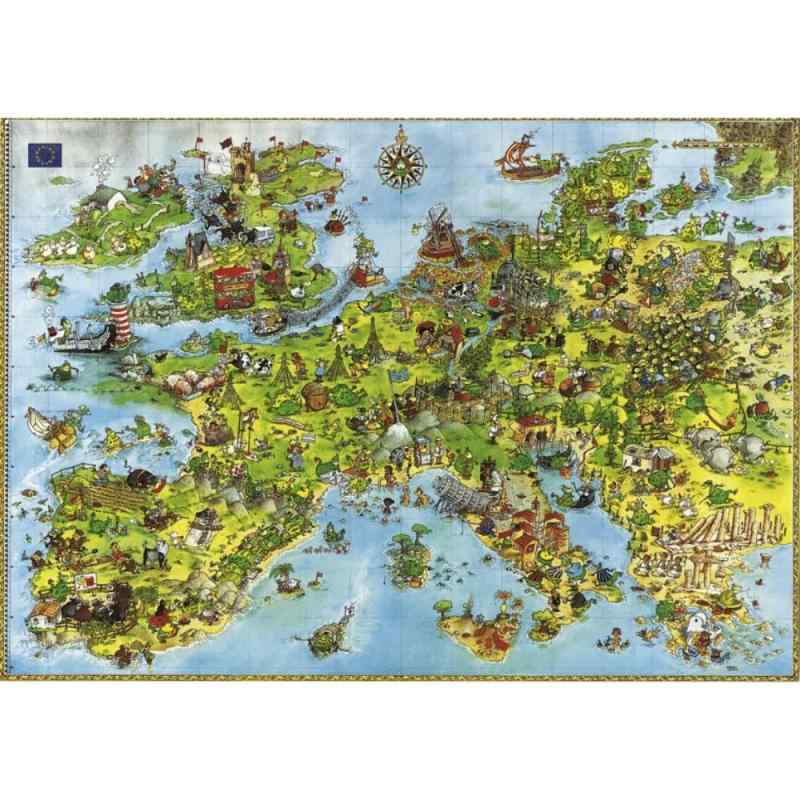 HEYE Puzzle ヘイパズル 08854 Marino Degano : United Dragons of Eope (4000 pieces)
