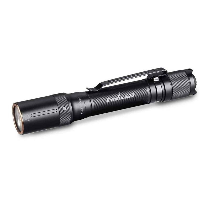 Fenix E20 V2.0 フラッシュライト 最大350ルーメン 単3電池駆動 アルミニウム製 IP68防水 コンパクト EDC