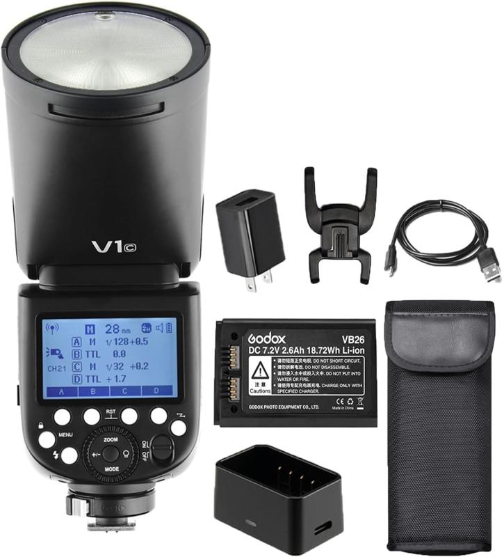 置き目 V1 PRO C 閃光電球 閃光電球 CAN相応う 76WS TTL ラウンド尖端 (V1 PRO C)