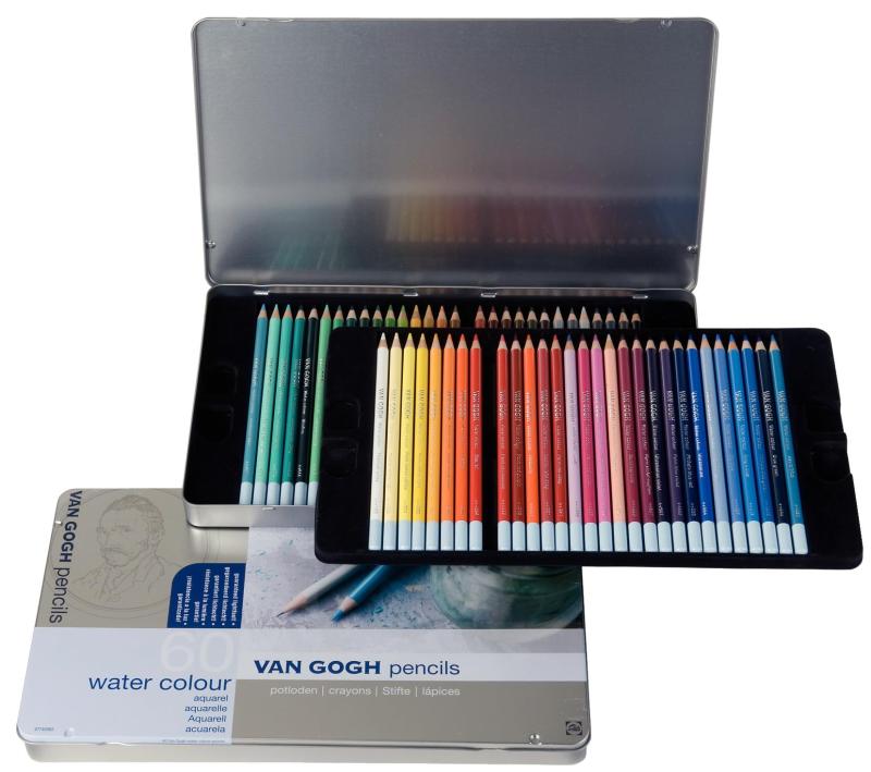 ヴァンゴッホ 水彩画色鉛筆 60色 T9774-0065