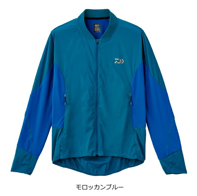 ダイワ ストレッチハイブリッドジャケット DJ-35008 モロッカンブルー S大いさ 釣具 daiwa 【継続期間制限事項割引き販売】 ウェア・アクセサリー-スポーツ・アウトドア