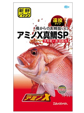 ダイワ 意中の女ノX 真鯛SP 1箱 (12袋入り口・入口)｜組みあわせるエサ 集魚材 daiwa