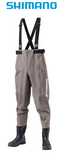シマノ ハイパーウェーダー (ウエストハイ・カットフェルトソール) FF-051T スモークグレー SSサイズ shimano 釣具 【期間限定セール】