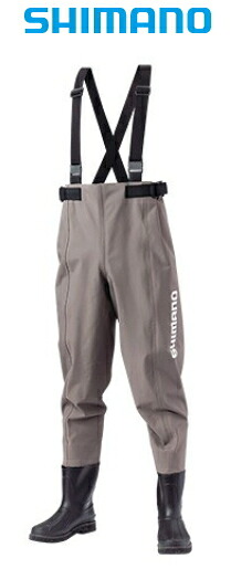 シマノ ハイパーウェーダー (ウエストハイ・カットフェルトソール) FF-051T スモークグレー LOサイズ shimano 釣具 【期間限定セール】