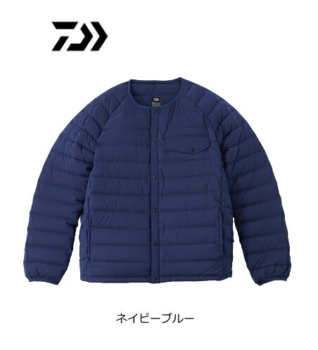 ダイワ ライトインナーストレッチダウンジャケット DJ-2620 ネイビーブルー 2XL(3L)大きさ ｜防寒着 daiwa 釣具 【土日大売り出し】