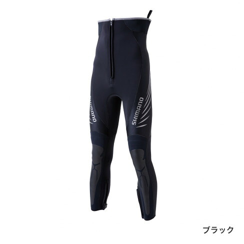 シマノ ブラックパールフィット 鮎タイツ 2.5mm FI-021U ブラック LBサイズ｜ウェア shimano 釣具 【期間限定セール】
