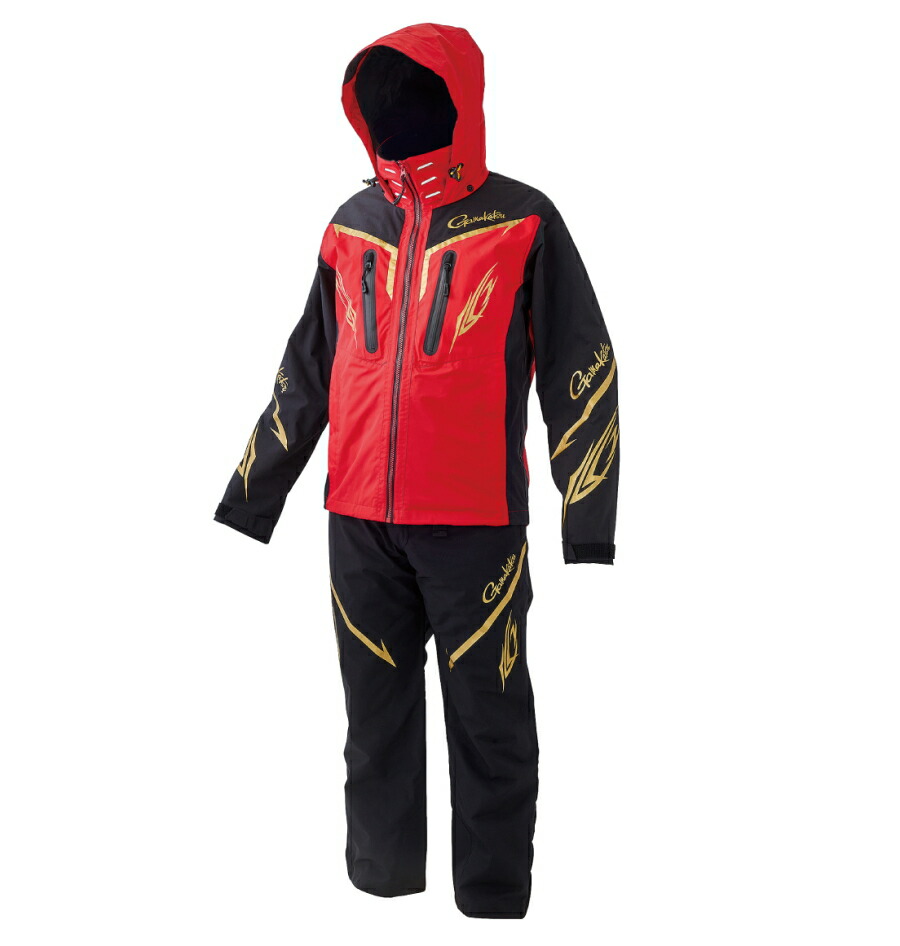 楽天市場】がまかつ フィッシングレインスーツ GM-3658 ブラック L