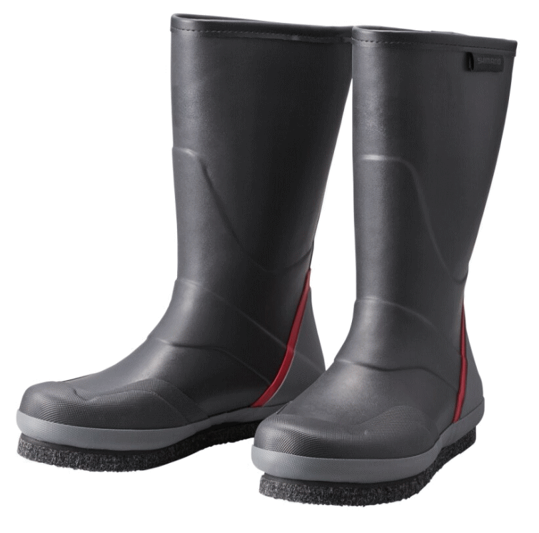 シマノ スタンダードライトブーツ カットラバーピンフェルト FB-022W ブラック Sサイズ (24.0～24.5cm) shimano 釣具 【期間限定セール】