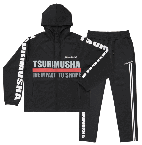 釣戦闘員 TsuriMusha スプオージャージセット 4L大きさ｜御召しもの 釣具 【土日大売り出し】