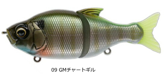 ガンクラフト ジョインテッドクロー エスソング S-SONG 115F #09 GMチャートギル｜バス ルアー 釣具