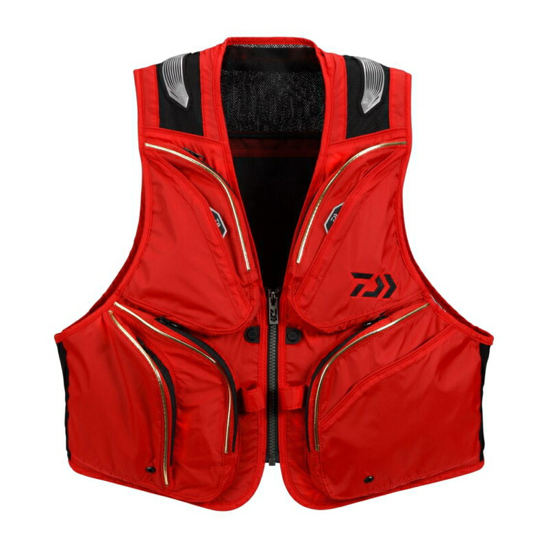 ダイワ ショートフィッシングベスト レッド DV-3025 (鮎ベスト)【送料無料】 4550133553806.jpg