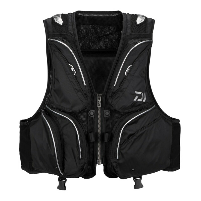 ダイワ フロートショートフィッシングベスト DV-3025F ブラック 2XLサイズ|鮎 渓流 ベスト daiwa 釣具 【期間限定セール】