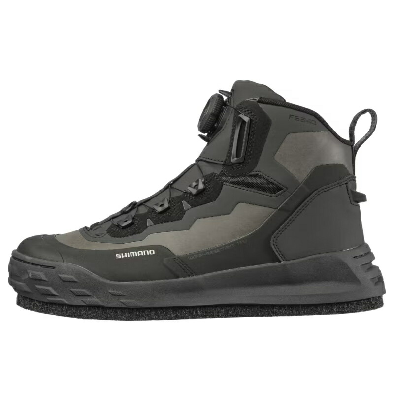 シマノ ジオロック ウェーディングシューズPRO カットピンフェルト FS-241Y まっ黒い薄墨色 25.0大いさ｜shimano 釣具 【継続期間制限事項割引き販売】 フィッシング-スポーツ・アウトドア-ウェア・アクセサリー