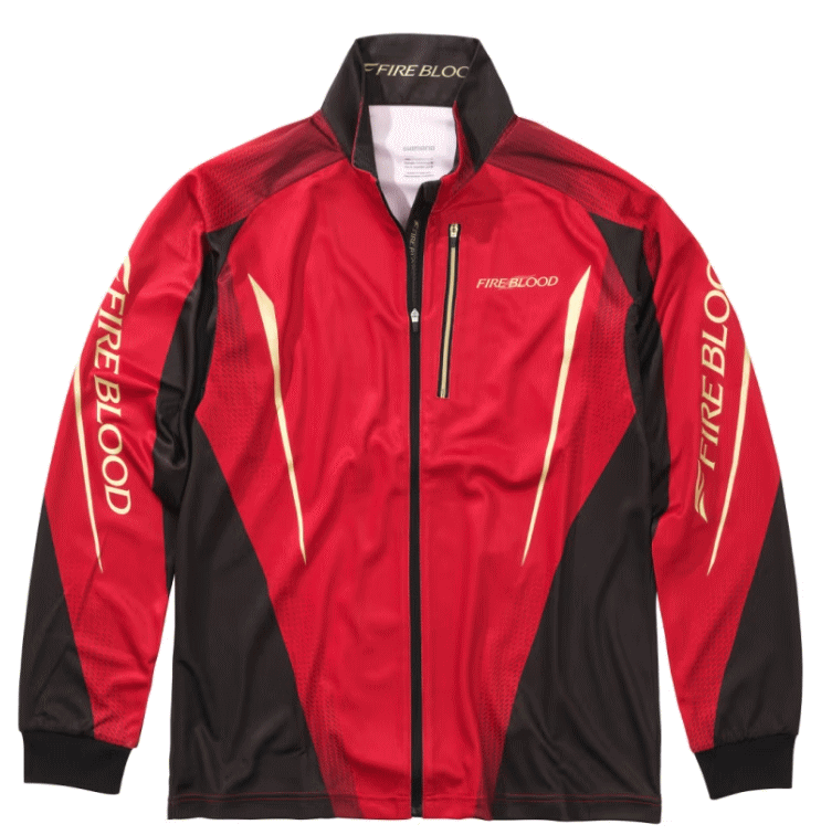 シマノ リミテッドプロ フルジップシャツ SH-107Y ブラッド赤いこと S大きさ｜御召しもの shimano 釣具 【土日大売り出し】