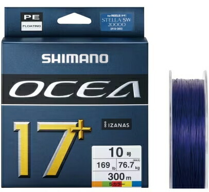シマノ オシア 17+ PE LD-A71Y SW NAVY 300m 8号｜PEライン shimano 釣具 10,747円