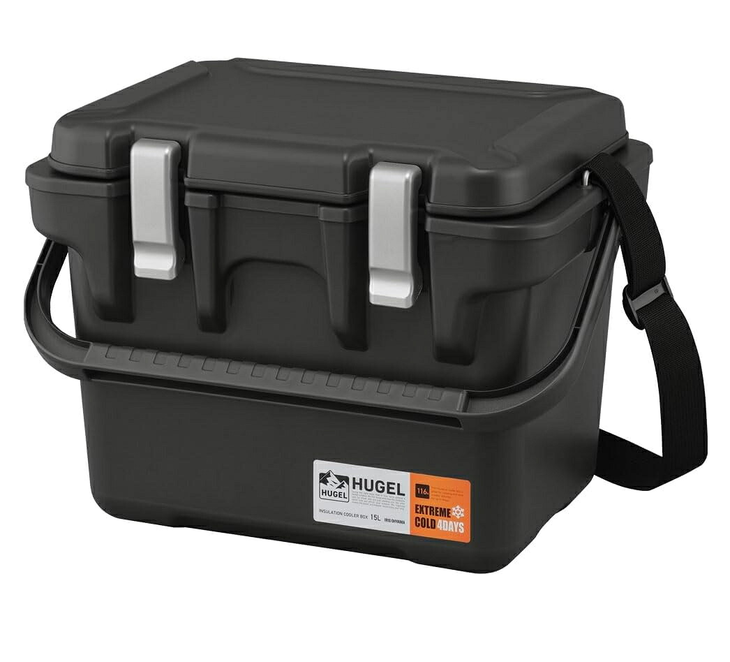 無意味さ断熱 冷房装置ボックス席 アイリスオーヤマ HUGEL VITC-15 暗灰色薄墨色 15L｜クールボックス iris バッグ・ワレット-スポーツ・アウトドア