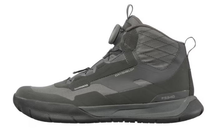シマノ ボートゲーム ハイカット ドライデッキシューズ FS-340Y ダークグレー 27.0cm｜フットウェア shimano 釣具 【期間限定セール】