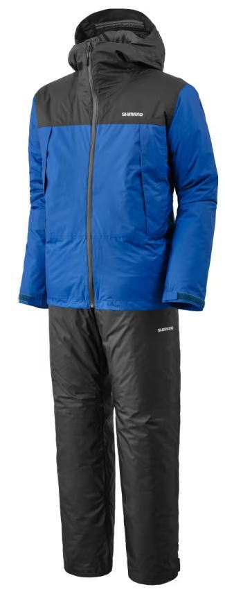 シマノ ベーシックインサレーション レインスーツ 01 RB-057X Mサイズ ブルー｜レインウェア shimano 釣具 【期間限定セール】
