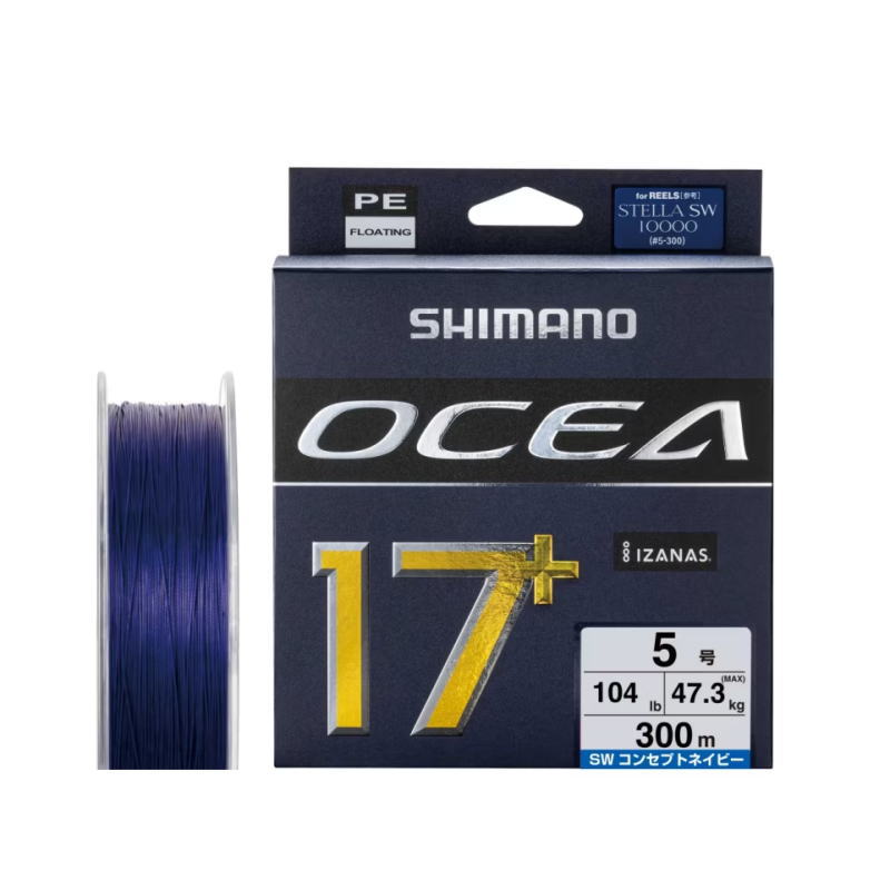 シマノ オシア 17+ PE LD-A71Y SW NAVY 300m 5号｜PEライン shimano 釣具