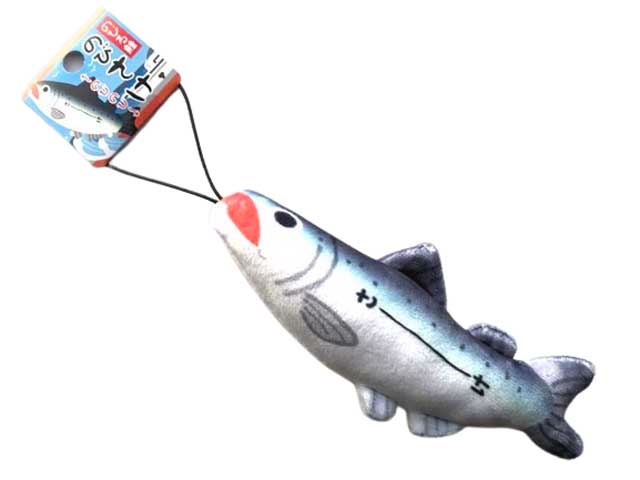 楽天市場】カワチ のびおさかな ストラップ アジ／鯵 （のびる