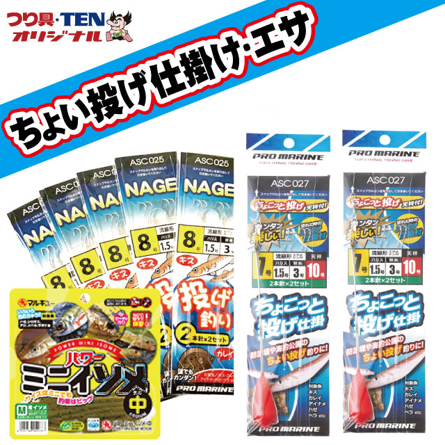 楽天市場】海釣り入門 堤防ちょい投げ 完全釣りセット 1ヶ月保証付（ちょい投げ釣りセット コンパクトロッド+リール/ちょい投げ仕掛け/疑似餌 他  ちょい投げ釣り 全6点セット ） : つり具ＴＥＮ楽天市場店