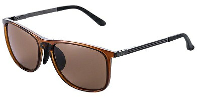 【BUNNY WALK】 BW-0213C ポップアップ偏光レンズ CLEAR BROWN HCブラウン