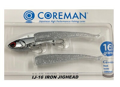 楽天市場】【コアマン】IJ-16 アイアンジグヘッド #001シルバー