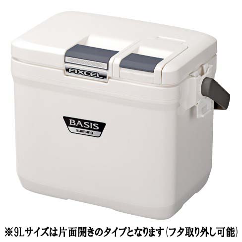 【シマノ(SHIMANO)】 フィクセル ベイシス 90 UF-009N ピュアホワイト クーラーボックス
