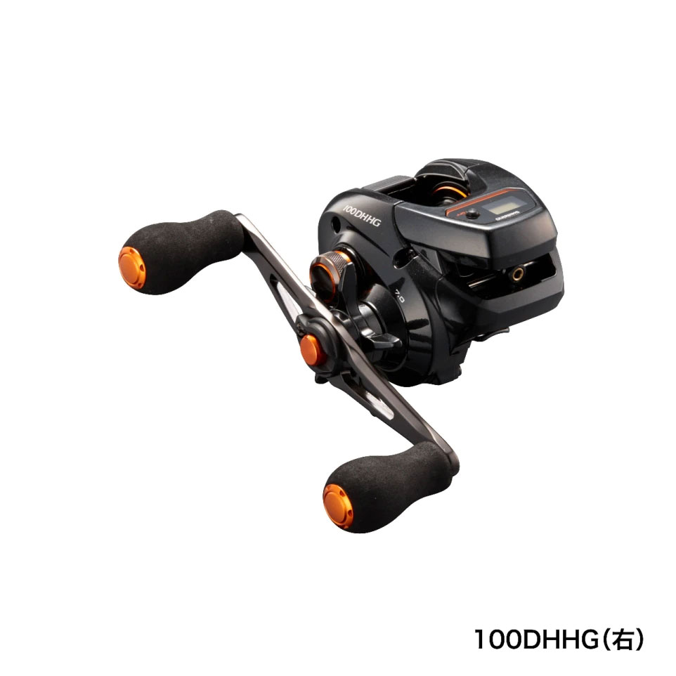 【シマノ(SHIMANO)】 21バルケッタ 100DHHG (右ハンドル) ダブルハンドル [両軸リール カウンター付きリール タイラバ イカメタル