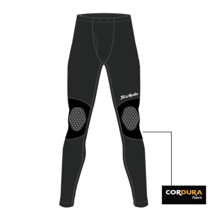 釣武者 フィッシングウェア コーデュラ・ニーガードタイツ  L  ブラック 楽天市場】【釣武者(Tsurimusha)】コーデュラ・ニーガードタイツ