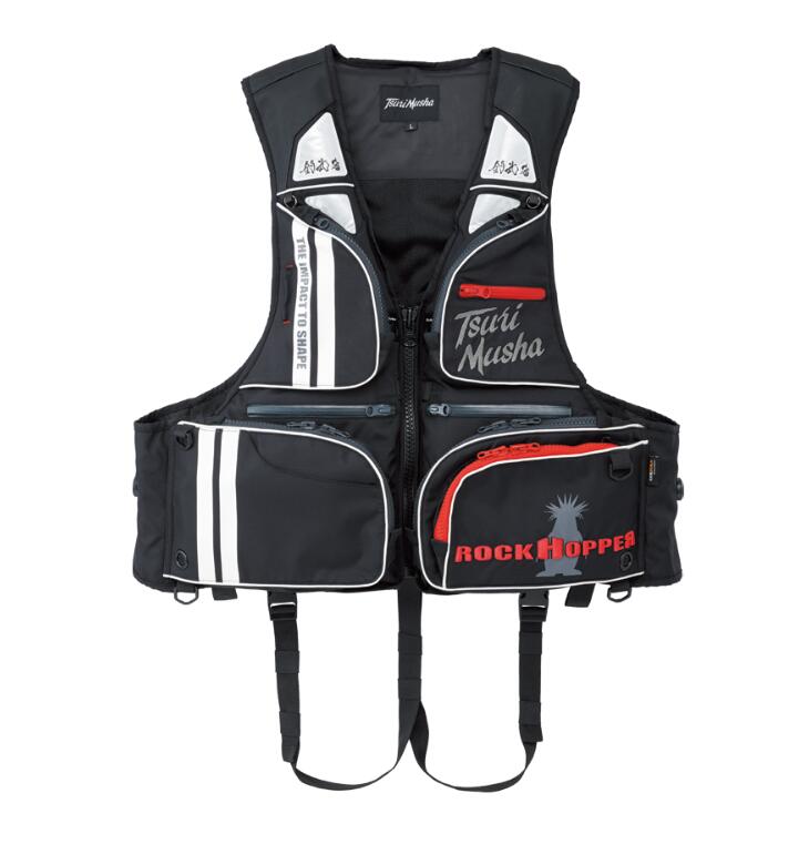 楽天市場】 釣武者 Mushaフェイス コーデュラフローティングベスト M