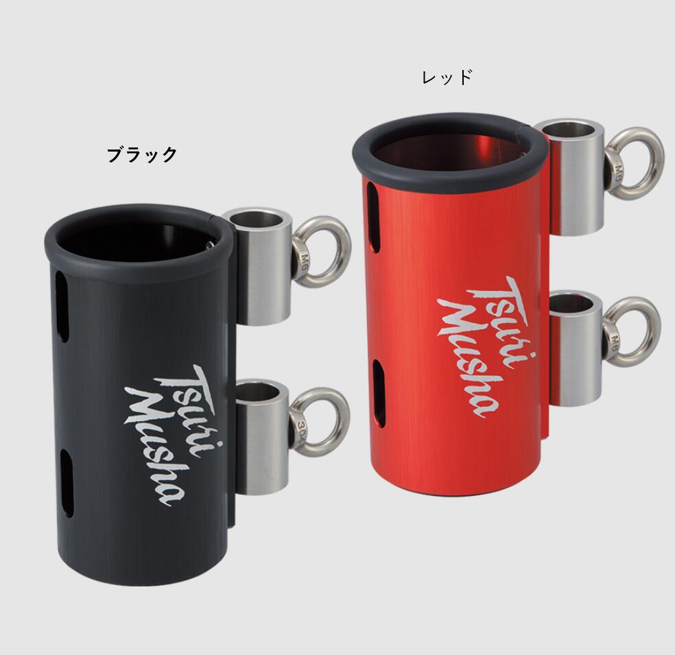 【釣武者(Tsurimusha)】 S20203 ロッドホルダー WL レッド