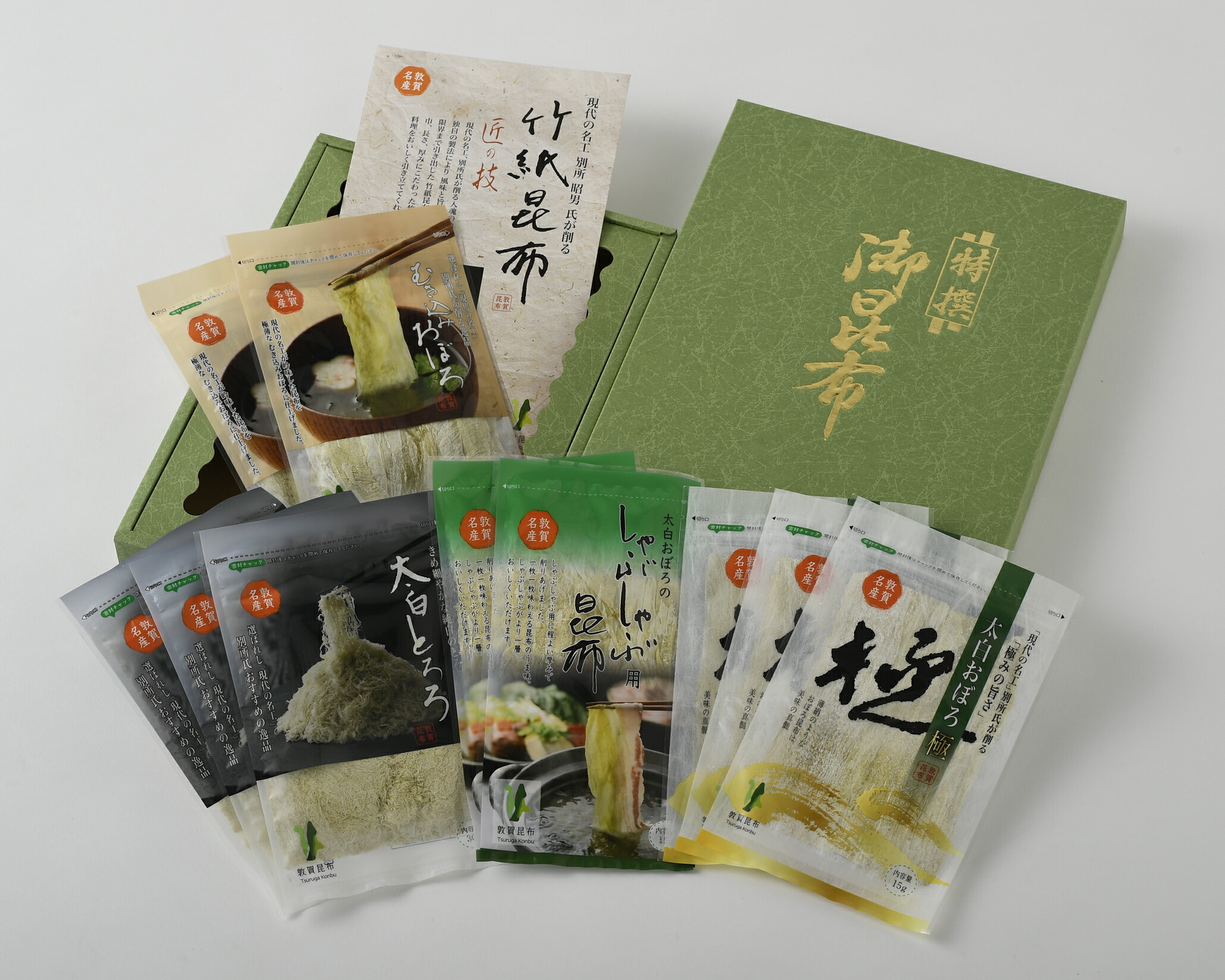 【敦賀昆布 特撰 詰合せC】 <br>国産  おぼろ昆布 とろろ昆布 福井産 グルメ食品 味噌汁の具 おにぎり 具 お吸い物 スープ うどん おつまみ 珍味