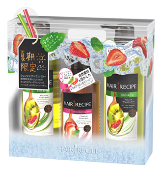 楽天市場 即納 P G ヘアレシピ キウイエンパワー ボリュームレシピ クレンジングシャンプー付き ポンプ3ステップ 1セット P G ツルハドラッグ