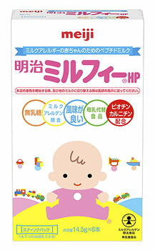 楽天市場 明治 ミルフィーhp スティックパック 14 5g 6本 アレルギー用 粉ミルク 軽減税率対象商品 ツルハドラッグ